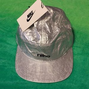 Nike lunar mars silver 5 panel hat cap new